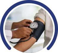 Blood pressure check for wellness awareness